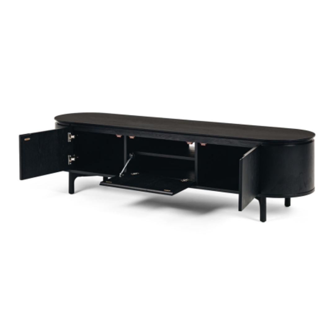 Kontur TV Stand 180cm - Black image 2